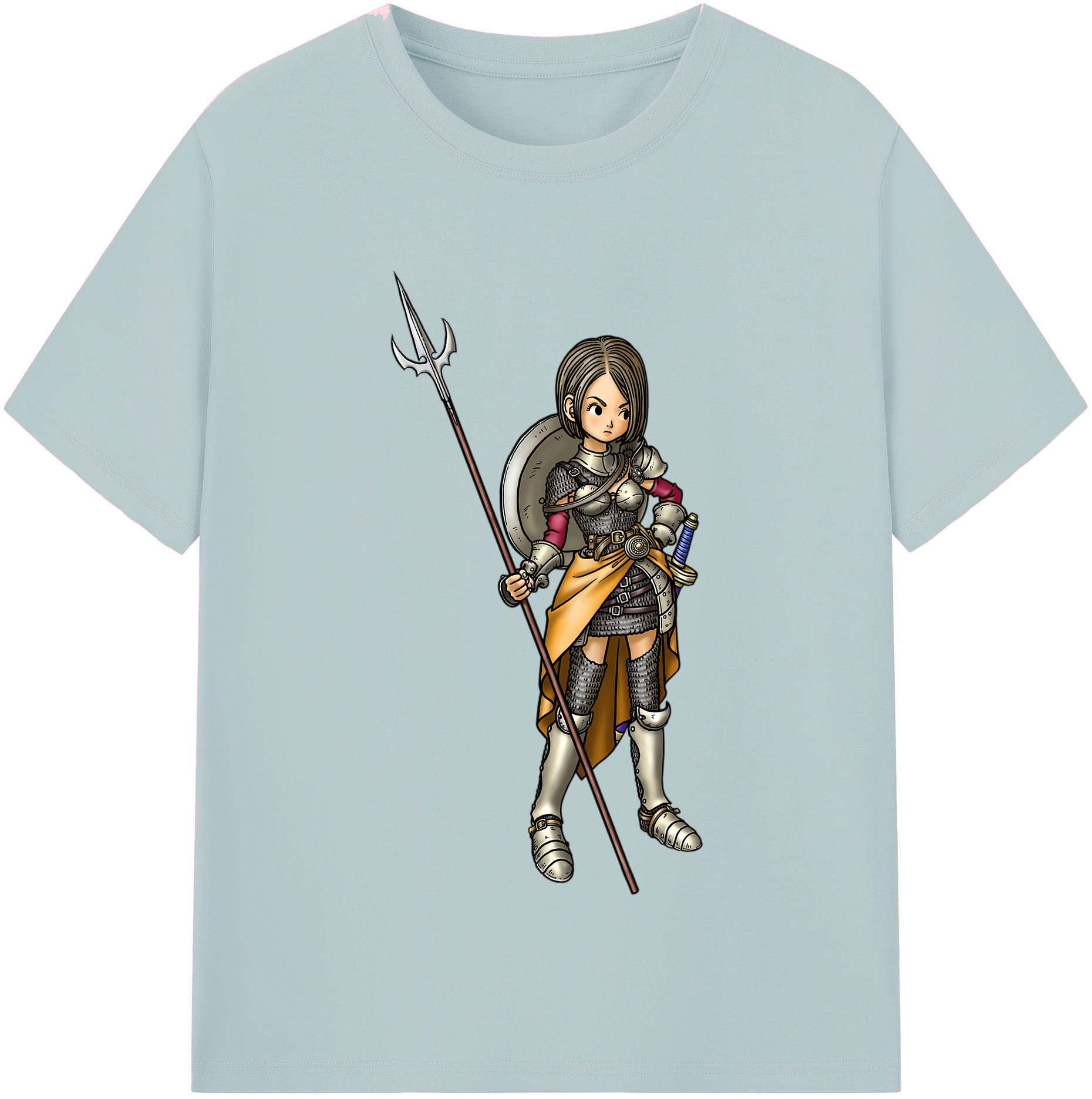（画像用） ドラゴンクエスト Doragon Kuesuto Dragon Quest 綿100％半袖Tシャツ（フロントプリント）